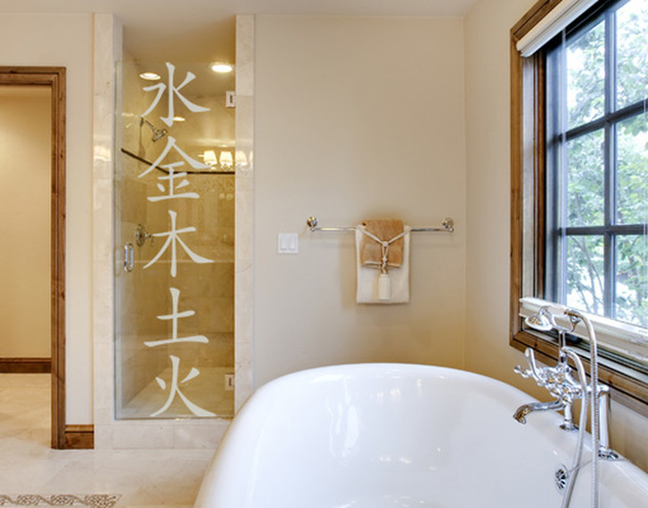 Glasdekor Chin.Zeichen 