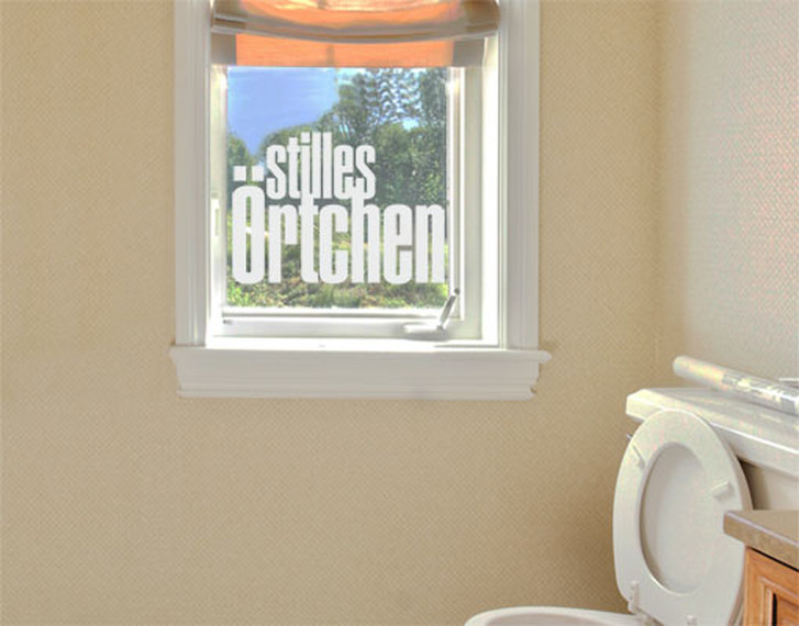 Glasdekor Stilles örtchen - CG10460