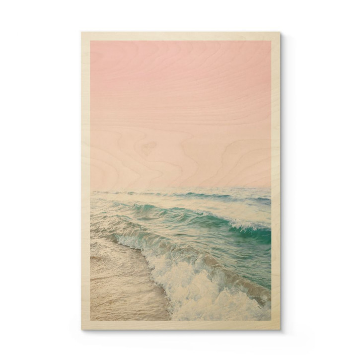 Holzbild Rosa Himmel über dem Meer - Sisi & Seb - WA425813