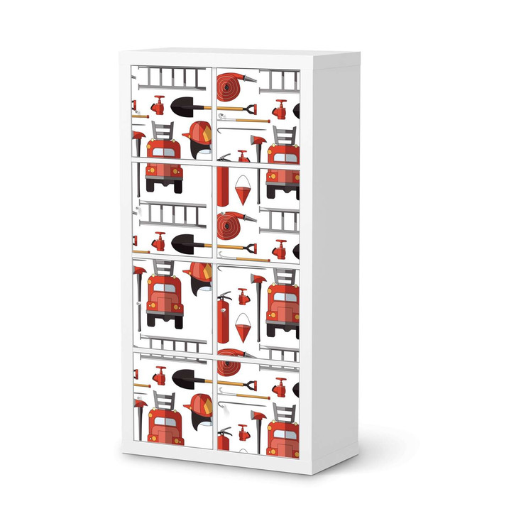 Klebefolie IKEA Expedit Regal 8 Türen - Firefighter - CR111100