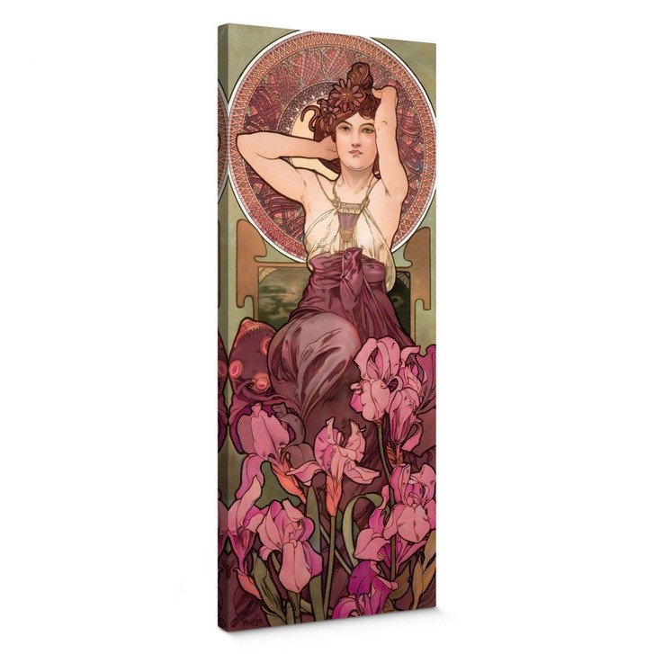 Leinwandbild Mucha - Edelsteine: Amethyst - WA370735