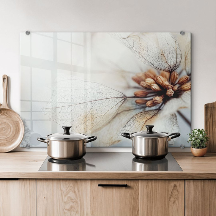 Spritzschutz Blütenstruktur einer Trockenblume - Treechild - WA499953