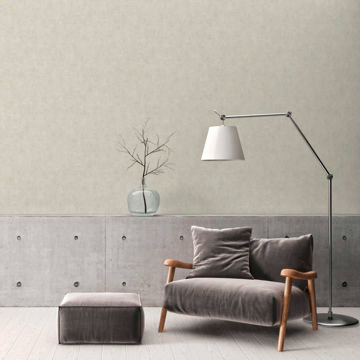 Unitapete Grün - Einfarbige Vliestapete Küche - Tapete Wohnzimmer Flur - WA395906