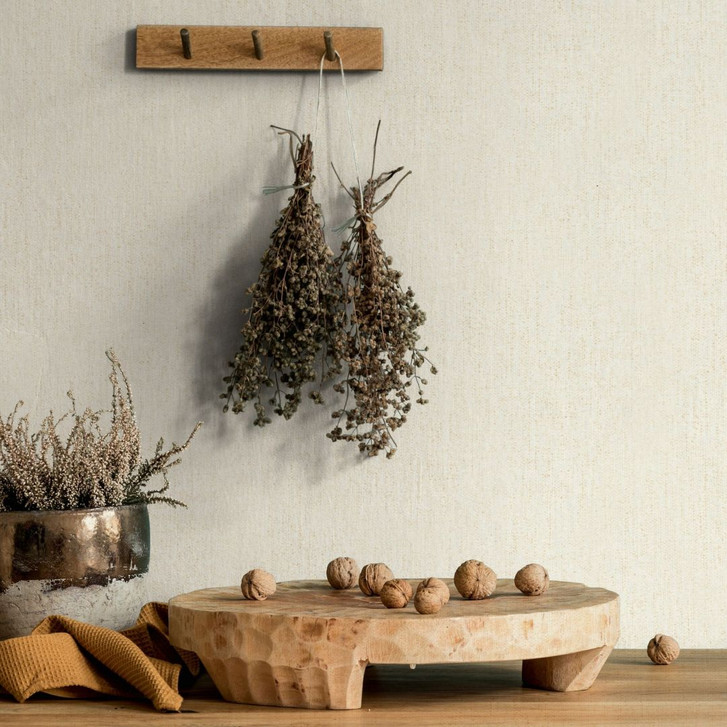 Vliestapete in Beige Leicht Strukturiert Uni Modern - WA451405
