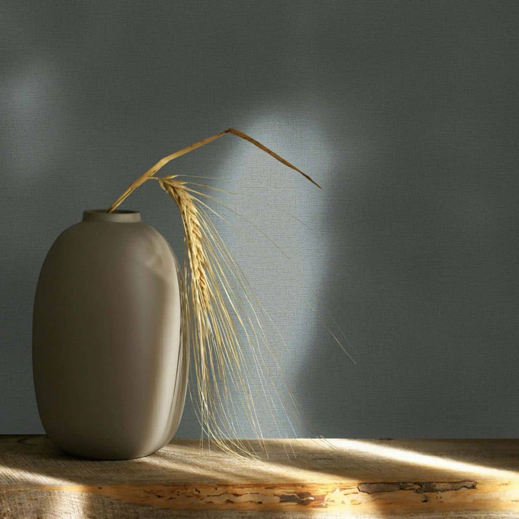 Vliestapete Strukturiert Uni Modern in Grau - WA473065