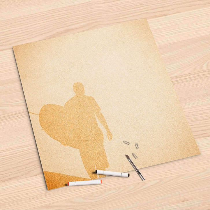 Folienbogen (60x60cm) - Surfer Silhouette - CR107204