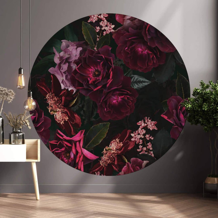 Fototapete UN Designs - Fleur de Paris - Rund - Selbstklebend/Vlies - WA331990