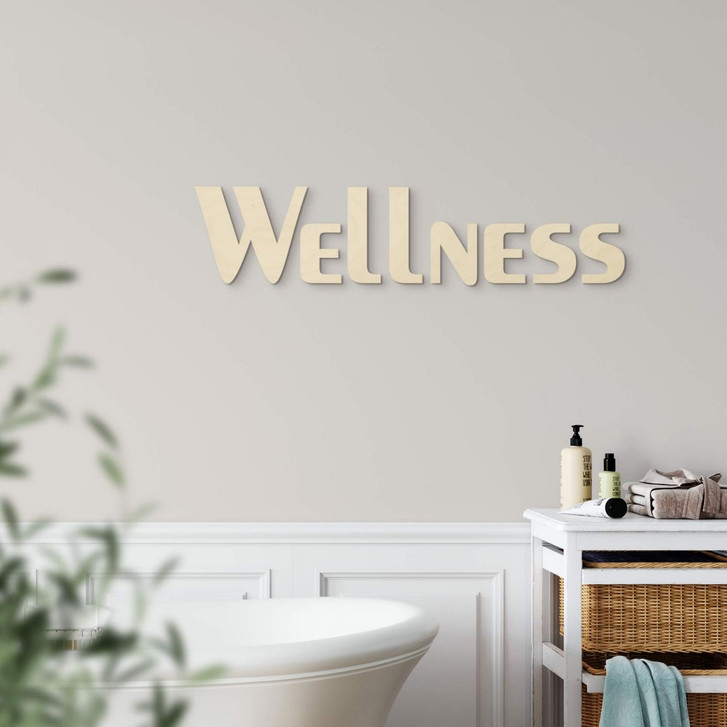 Holzbuchstaben Wellness - WA133152