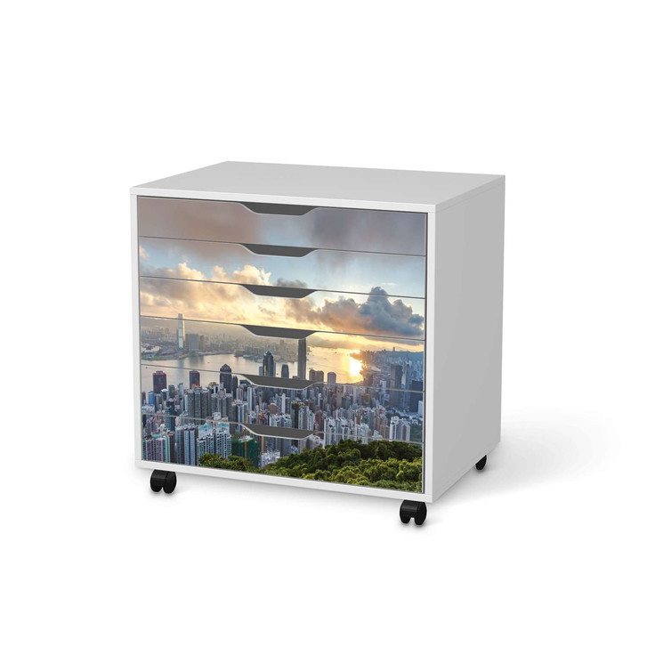 Möbelfolie IKEA Alex Rollcontainer 6 Schubladen - Hong Kong - CR114231