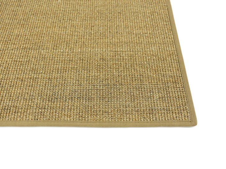 Salsa Sisal Paspelteppich Rechteck Wunschmass in Honig - TS405152