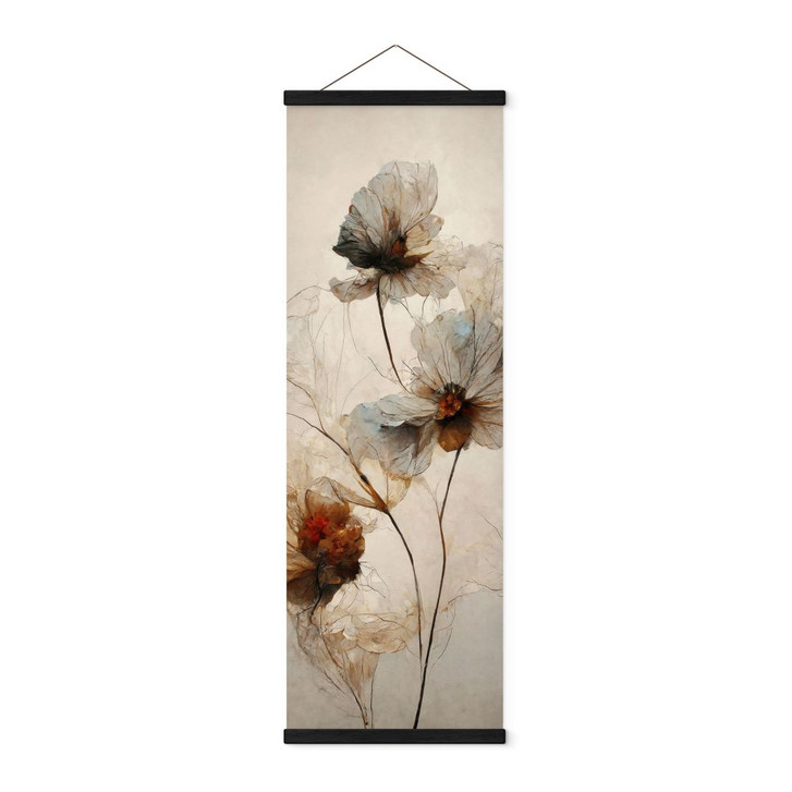 Stoffbild Trockenblumen - Eleganz der Vergänglichkeit - Treechild - Panorama - WA451909