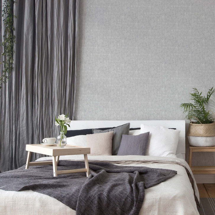 Strukturtapete Grau Weiss - Vliestapete A.S. Création - WA395422