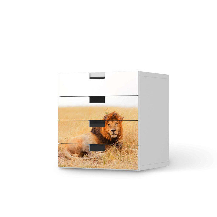 Klebefolie IKEA Stuva / Malad Kommode - 4 Schubladen - Lion King - CR112147