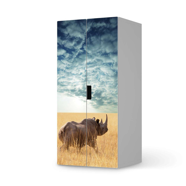 Möbelfolie IKEA Stuva / Malad Schrank - 2 grosse Türen - Rhino - CR118000