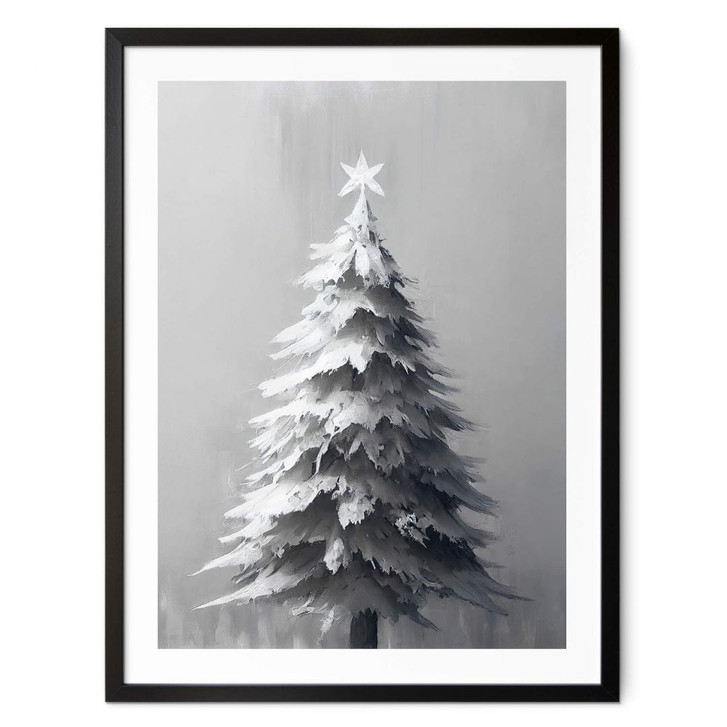 Poster Schneebedeckter Weihnachtsbaum - Treechild - WA408419