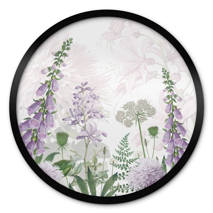 Poster Sir Edward - Lila Fingerhut - Rund - WA380291