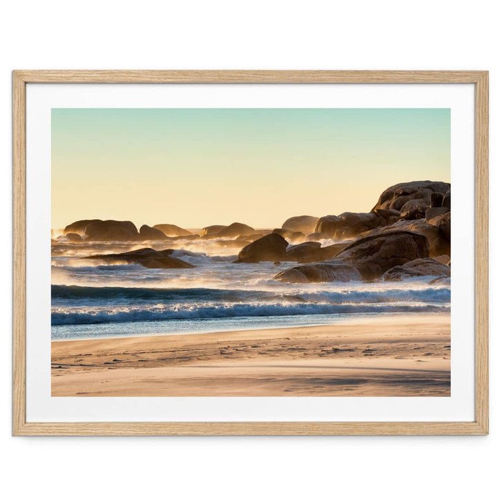 Poster Strandküste bei Sonnenaufgang in Afrika - Hugonnard - WA473680