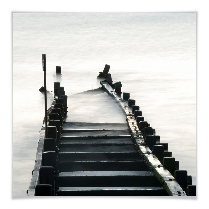 Poster Way to nowhere - quadratisch - WA249439