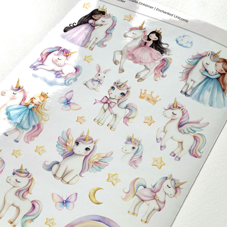 Sticker Märchenhafte Einhörner - WA499851
