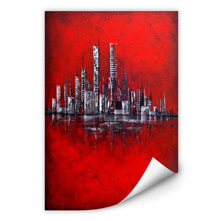Wallprint Fedrau - Rot - WA183814