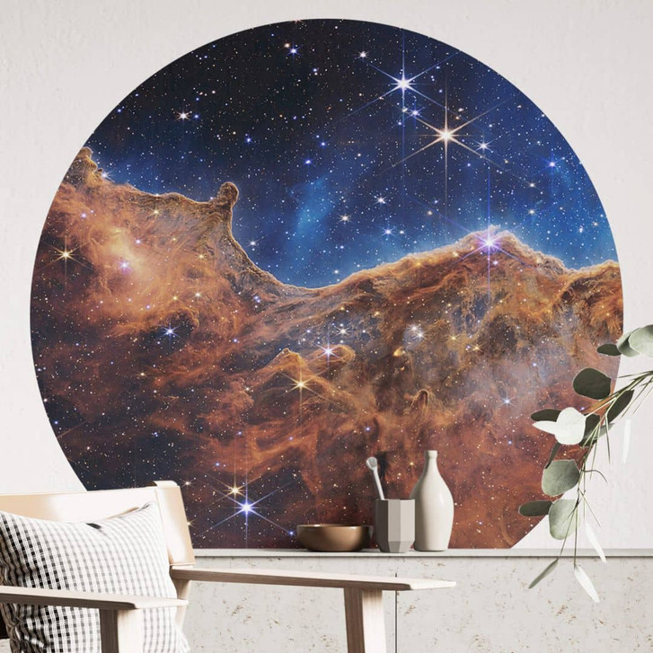 Wandtattoo James Webb Telescope - Carina Nebula - Rund - WA412851