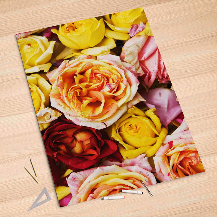 Folienbogen (100x150cm) - Yellow Rose - CR106317