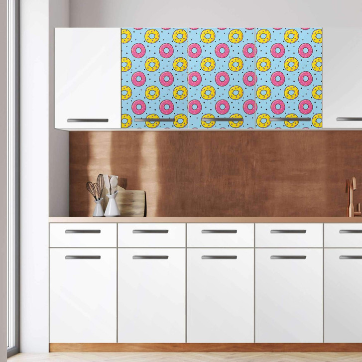 Klebefolie - Wandschrank 120cm Breite - Donutparty - CR108278