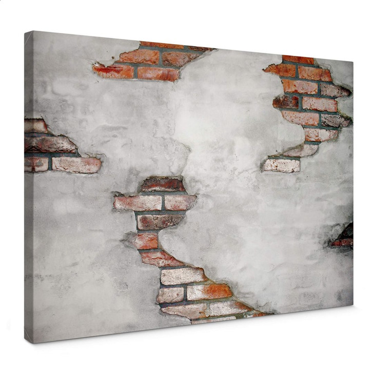 Leinwandbild Backsteinmauer 02 - WA357867