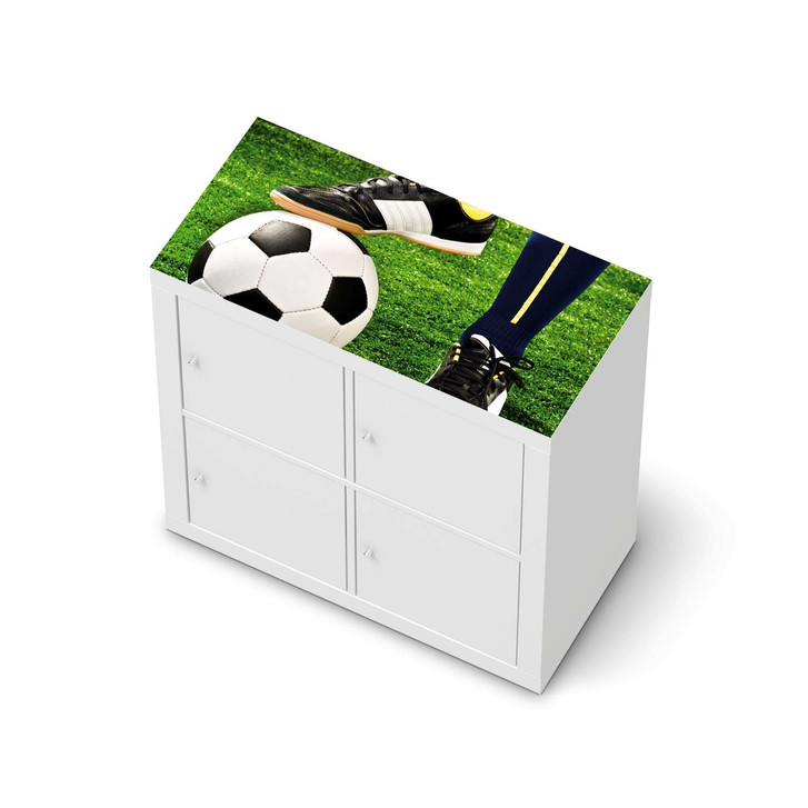 Möbelfolie IKEA Expedit Regal oben - Fussballstar - CR114631