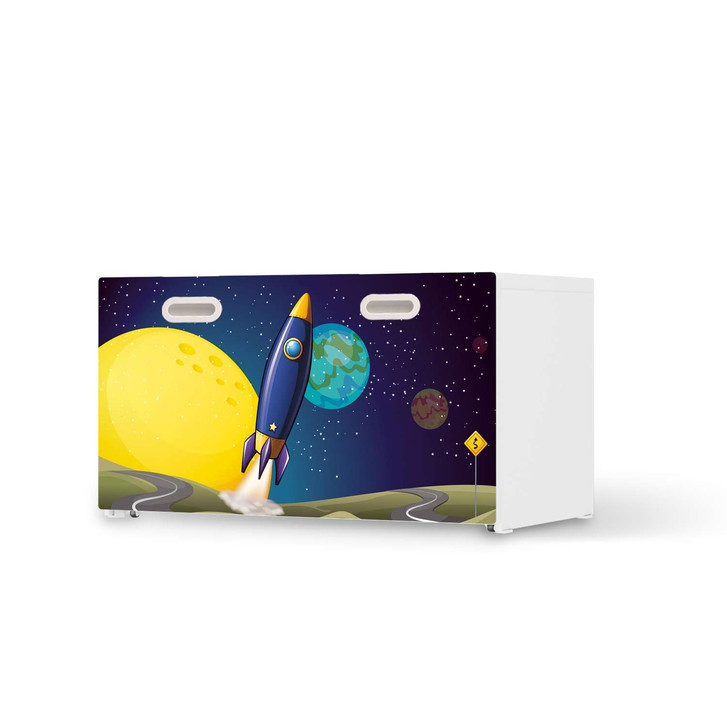 Möbelfolie IKEA Stuva / Fritids Bank mit Kasten - Space Rocket - CR117760