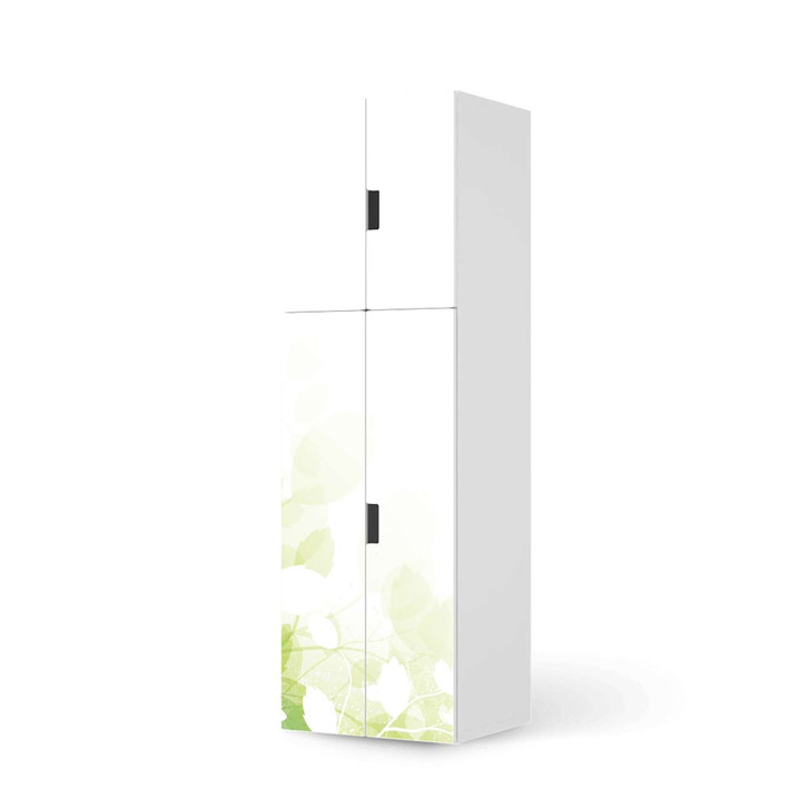 Möbelfolie IKEA Stuva / Malad - 2 grosse Türen und 2 kleine Türen - Flower Light - CR118670