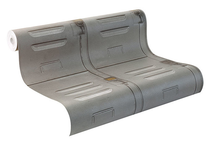 Rasch Vliestapete Crispy Paper grau, schwarz - WA391778