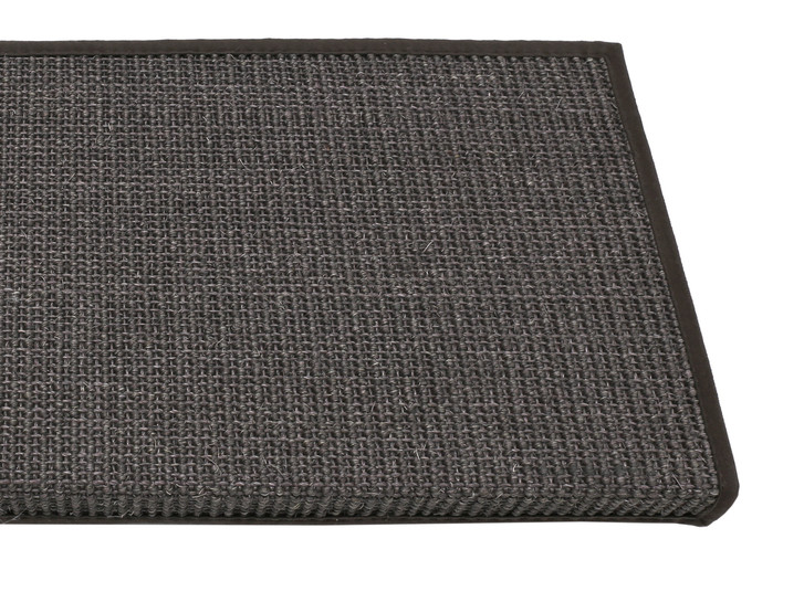 Salsa Sisal Stufenmatte Rechteckig Wunschmass in Platin - TS494849