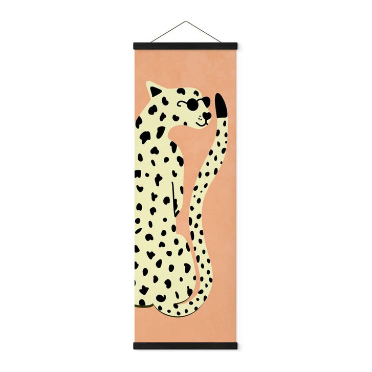 Stoffbild Eleganter Gepard mit Sonnenbrille - Oltmanns - Panorama - WA474094