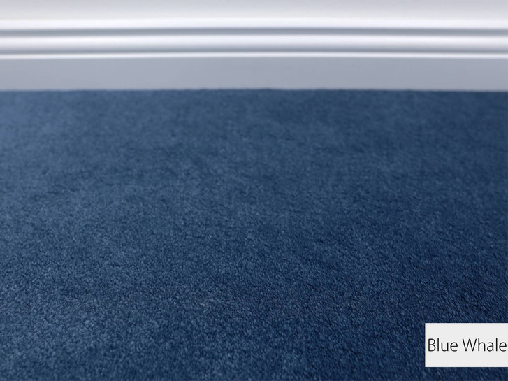 Emily Velours Teppichboden Meterware in Blue Whale - TS479922