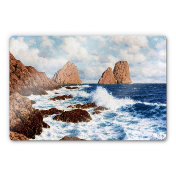 Glasbild Choultsé - Die Felsen bei Capri - WA262251