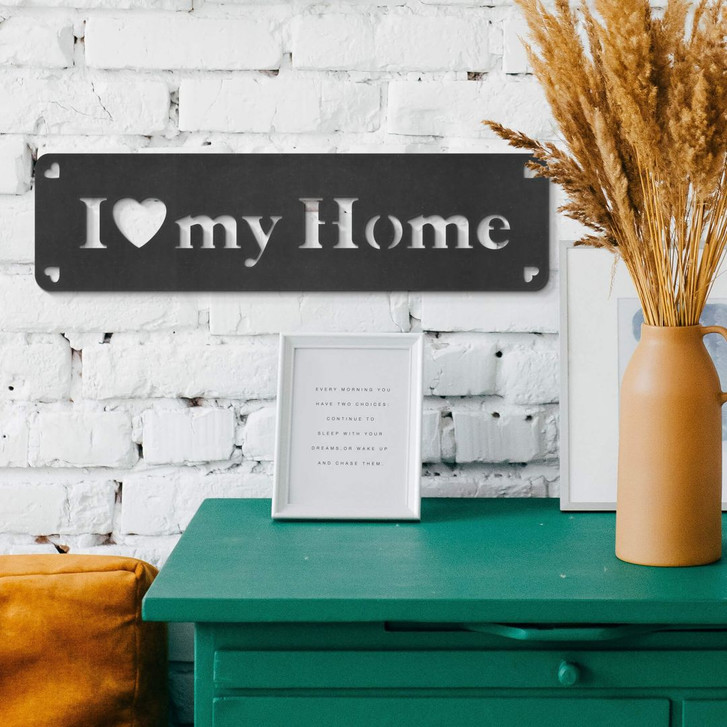MDF - Holzdeko I love my home - WA300620