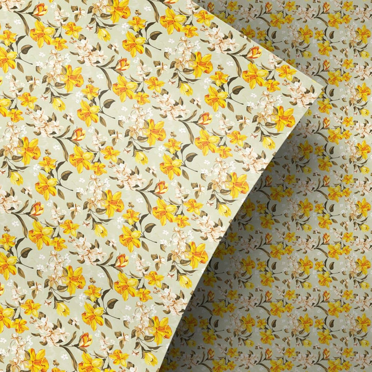 Möbelfolie, Dekofolie - abwischbar - Osterglocken - WA155801