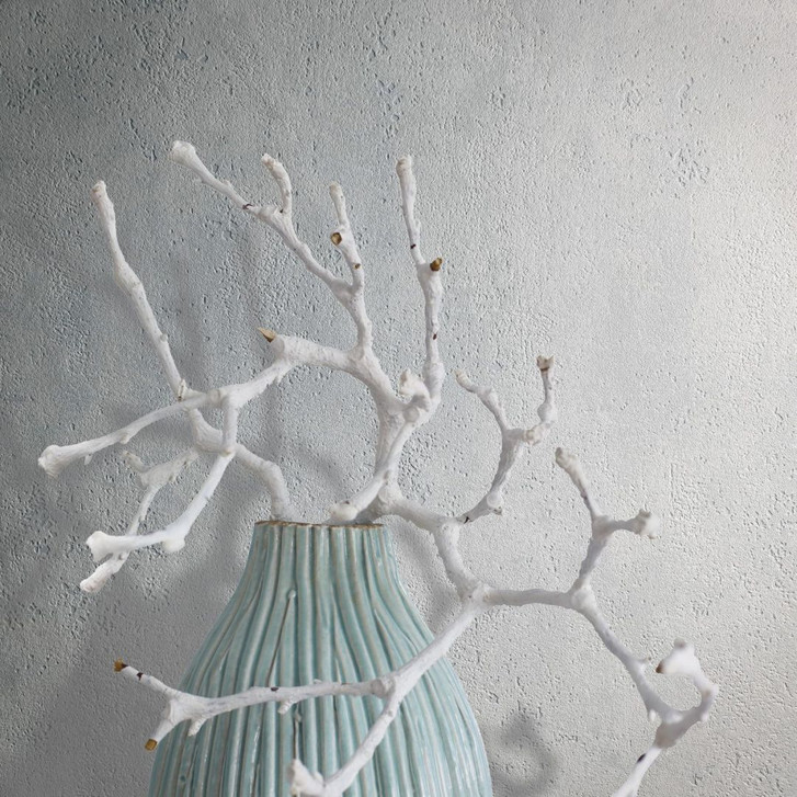 Vliestapete in Betonoptik blau Uni - WA446361