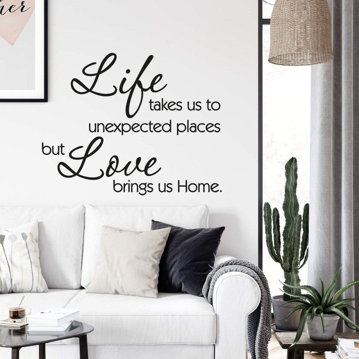Wandtattoo Life takes us... - WA214430