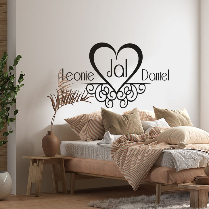 Wandtattoo & Name Ja Ornamentic - WA204132