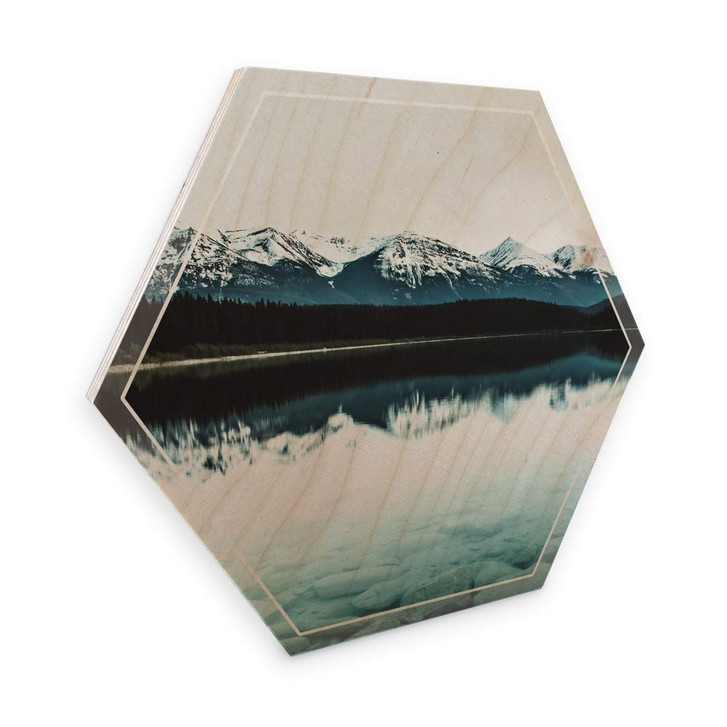 Hexagon - Holz Birke-Furnier - Idylle - WA253261