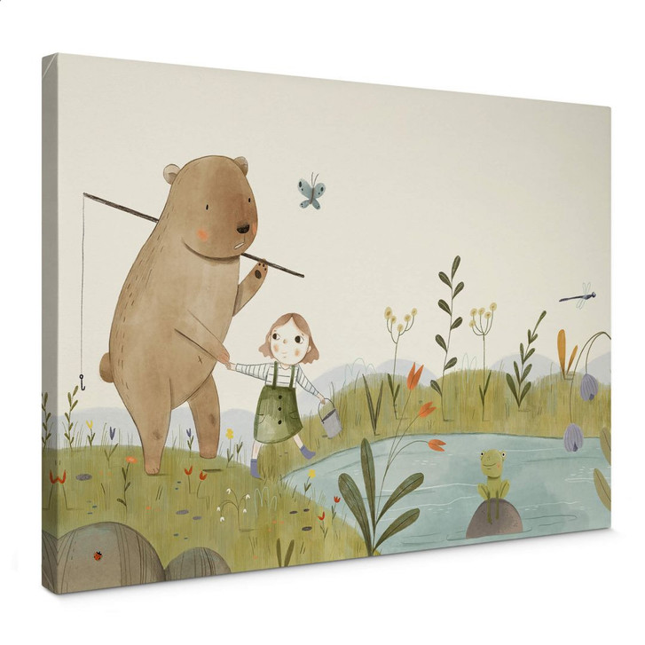 Leinwandbild Loske - Anglerfreunde - WA303194