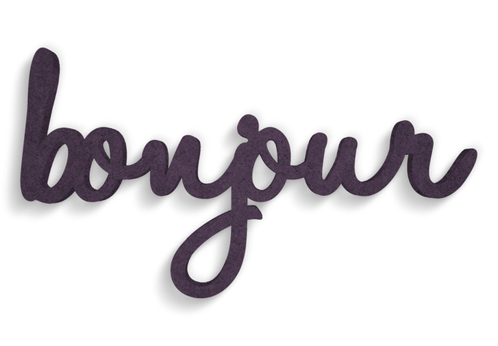 MDF-Holzbuchstaben Bonjour - WA148571