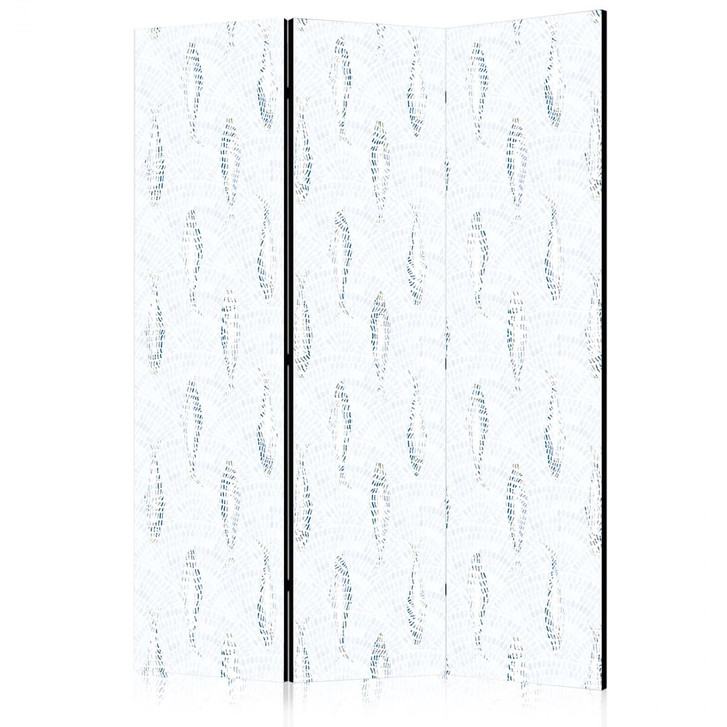 Paravent, Raumteiler freistehend, Trennwand - Delicate Blue Fish - WA442386