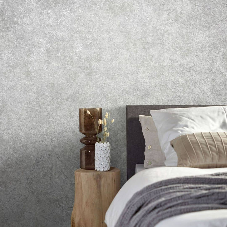 Vliestapete mit feinen Ästen weiss Struktur - WA446493