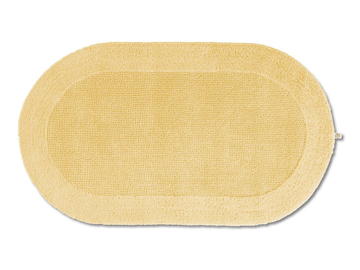 Exquisit Badteppich Oval Wunschmass in Mais 390 - TS409609