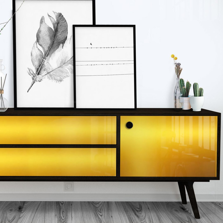 Fensterfolie Gold Polished - selbstklebend - WA117977