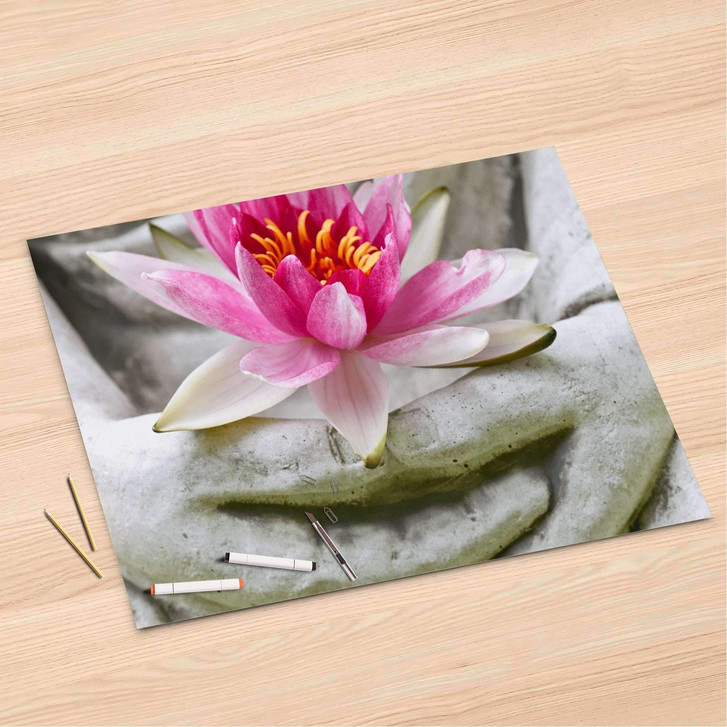 Folienbogen (120x80cm) - Flower Buddha - CR106377