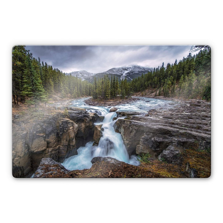 Glasbild Cuadrado - The Crying Eye - WA299458